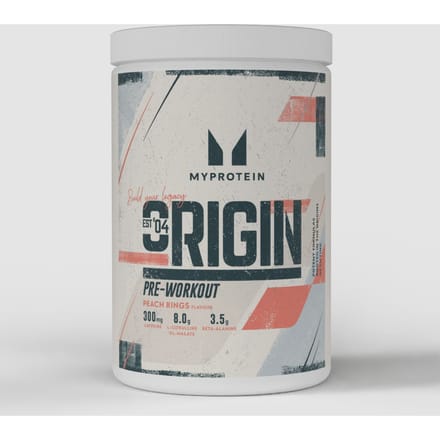 Origin Pre-Workout - 600G - 30servings - Peach Rings