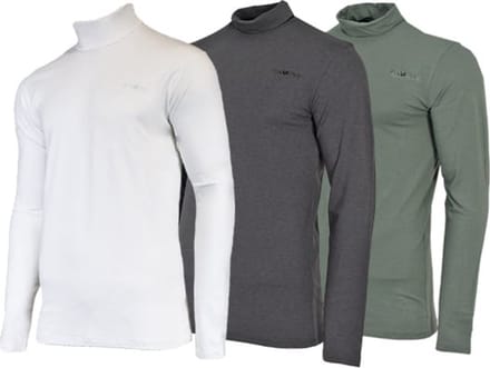 3-Pack Campri - Skipully - Wintersportpully - Heren - White/Charcoal-marl/Jungle green (646) - maat S