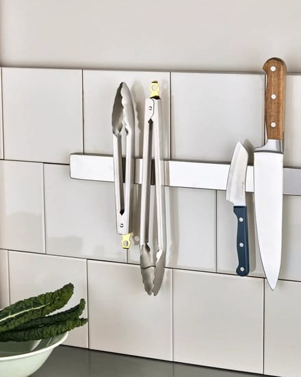 Nicolas Vahe Rvs serveertangen set zilver