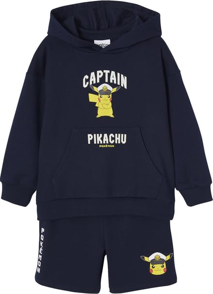 Vertbaudet Set hoodie + short Pokemon®