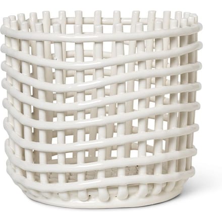 Ferm Living Ceramic Mand - groot - off white