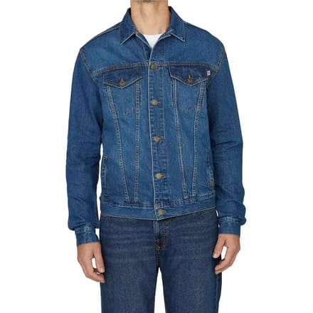Regular fit jeansjack van puur katoen
