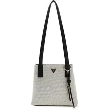 GUESS schoudertas Alice Small Tote Natural / Black crème