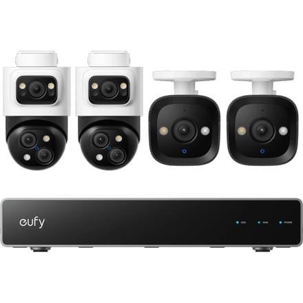 eufy NVR Security System S4 E8E00323 IP-Netwerk-videorecorderset Kabelgebonden, LAN 3840 x 2160 Pixel