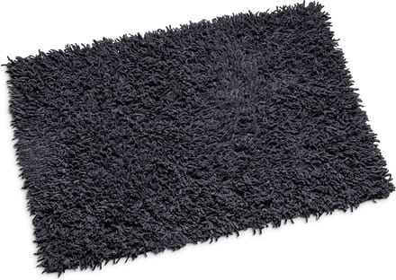 Wicotex - Badmat Classic Pure excellent Antraciet - Antislip onderkant - Afmeting 60x90cm