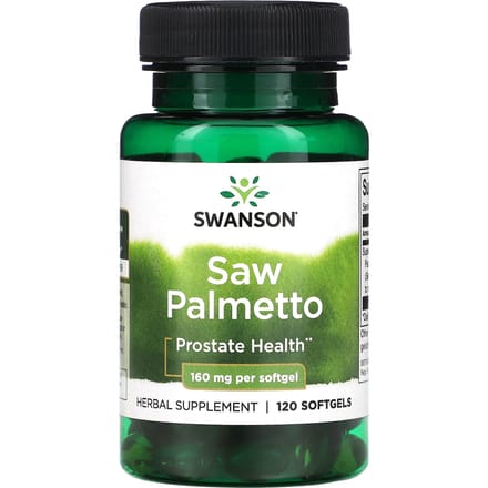 Zaagpalmetto, 160 mg, 120 zachte capsules