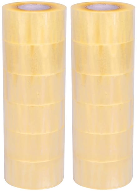12 Rollen Sterke Brede Verpakkingstape PP Transparant 48mm x 150m Sterke Plakband
