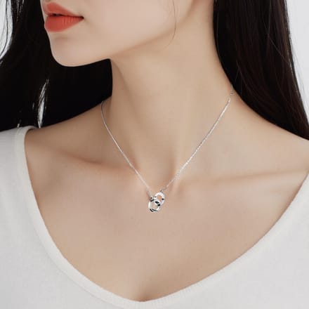 Calvin Klein Beauty CK Choker Ketting Unisex ketting KJ4NMN0001 Silver gray