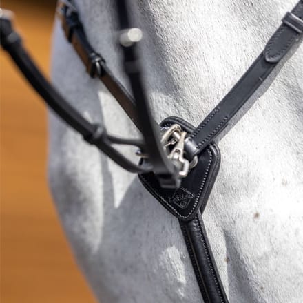 LeMieux Voortuig Kudos Zwart/Zilver - PONY
