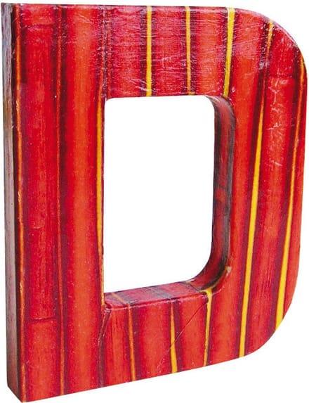 Letter wit D 20,5 cm