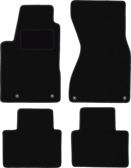 Zwarte veloursmatten voor: Audi A8 D2 sedan (1994-2002)