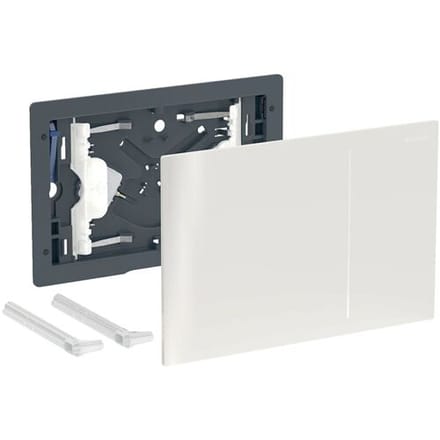 Geberit actuator plates Sigma70 for 2-flush ET sand-grey/plastic 242.813.JL.1