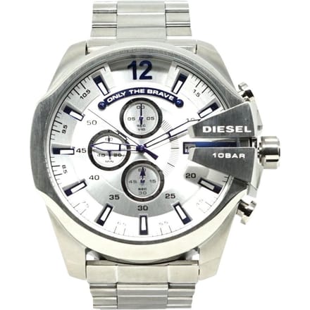 Diesel DZ4477 Mega Chief Silver Watch