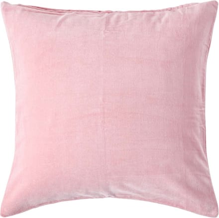 Homescapes Roze Fluwelen Kussenhoes 60 x 60 cm