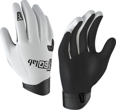 SQlab One11 Fietshandschoenen - Slim Fit - Dun & Flexibel - Pols bescherming - Externe draden - Maat S - Wit/Zwart