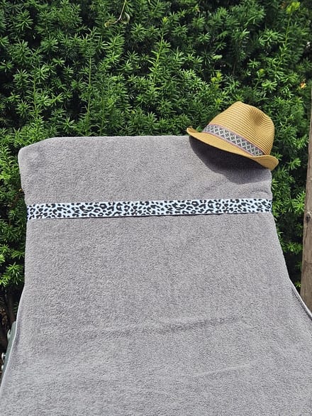 Beach towel strap - Panter White