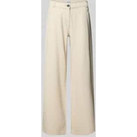 wide fit jeans met structuurpatroon