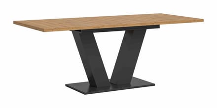 Motion uitschuifbare eettafel Artisan NB grijs NB - 90x150x76cm