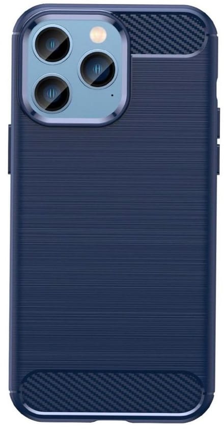 Mobiq Carbon Look Hoesje geschikt voor iPhone 16 Pro Max - Flexibele TPU Case