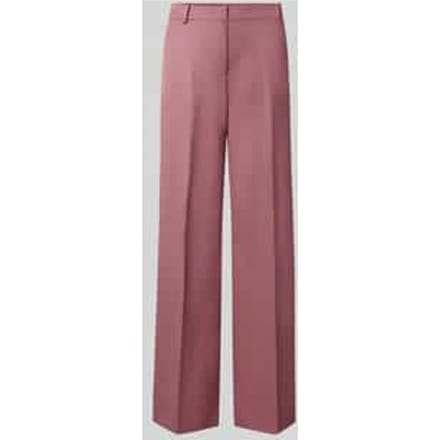 wide fit broek met viscose