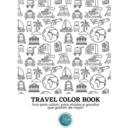 Travel Color Book - Livro Para Colorir - Andreia Castro