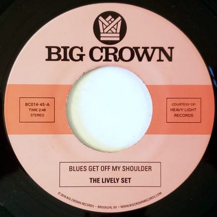 Lively Set & The Three Dudes - Blues Get Off My Shoulder / I'm Begging You (7" Single)