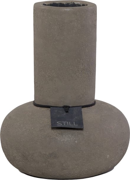 STILL - Low Vase - Dark - 25 x 20 cm