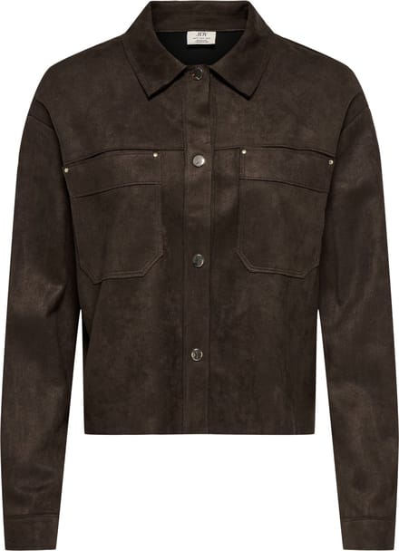 JDY - JDYJULLE L/S FAKE SUEDE SHIRT JRS Dames Blouse