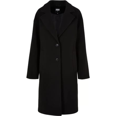 Urban Classics - Oversized Long Jas - S - Zwart