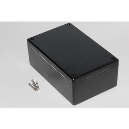 Hammond Electronics 1594EWBK Universele behuizing 167 x 107 x 65 ABS Zwart 1 stuk(s)