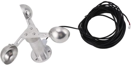 Windsnelheidsmeter Anemometer met Drie Cups - Weerstation Sensor met 8m Kabel