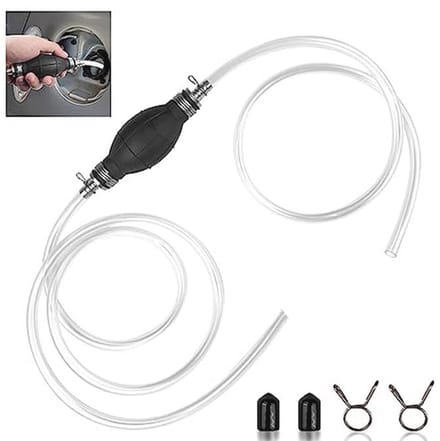 Brandstofhandpomp 10 mm met 2 meter slang