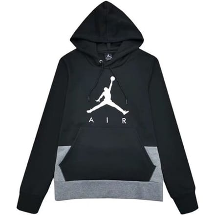 Jordan Fleece Hoodie Pullover Heren Tops Zwart BQ1431-010 M black