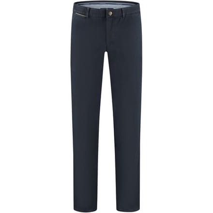 Com4 Broek Modern Chino Micro Pattern Near Faux-Uni Subtle Cotton Stretch Navy / male