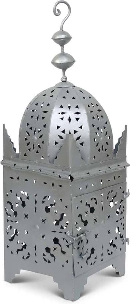 Safaary - Marokkaanse Lantaarn Zilver Large Arub