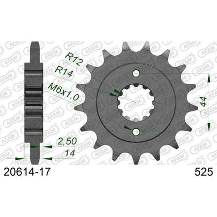 Tandwiel Afam 525 17 dents