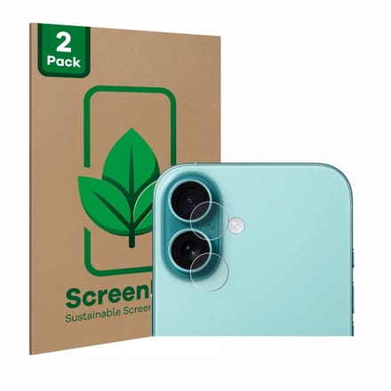 2 Stuks Screenprotector voor Apple iPhone 16 (ALLEEN Camera Lens) - Hoogwaardige Beschermfolie transparant