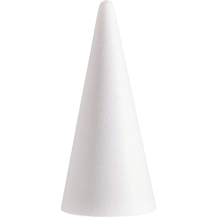 Piepschuim kegel 26 cm