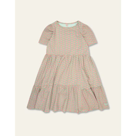 Oilily Duet - Jurk - Meisjes - Blauw - 110/5yr