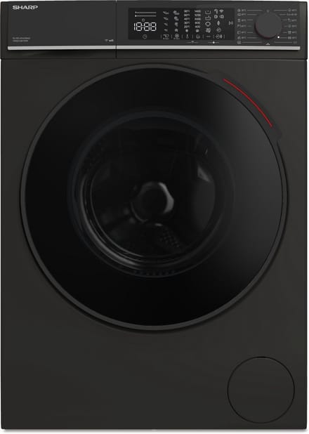 Sharp ES-NFL014CBNA2-CB wasmachine Voorlader 10 kg 1330 RPM Zwart