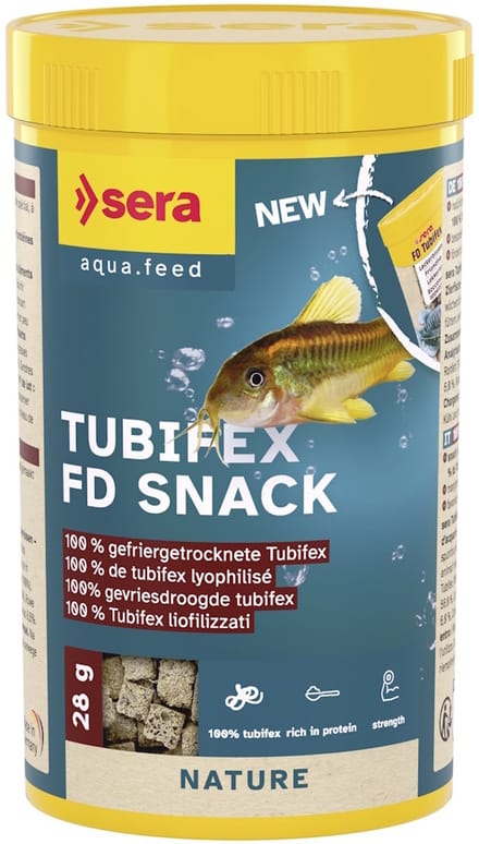 Sera FD Tubifex - Inhoud: 250 milliliter