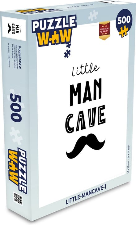 Puzzel Quotes - Little man cave - Spreuken - Jongens - Kind - Legpuzzel - Puzzel 500 stukjes