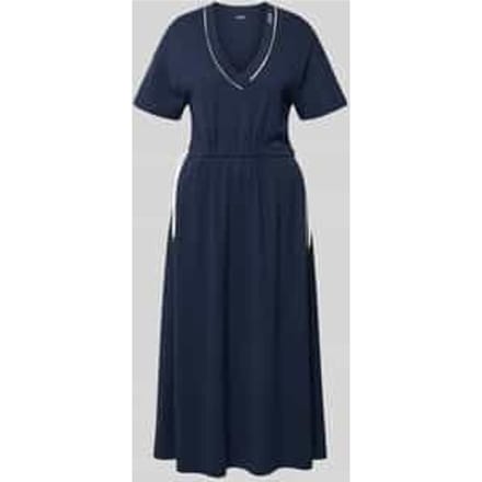 midi-jurk met verstelbare taille model 'Tomika'