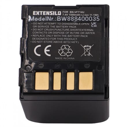 Camera accu compatibel met JVC BN-VF714U / 1500 mAh