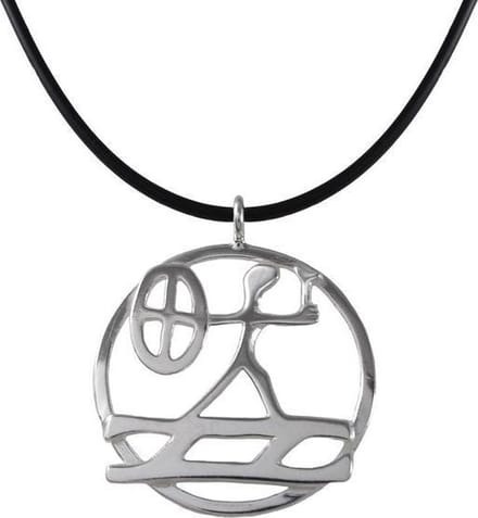 AuBor ®. Hanger. Zilver. De Sjamaan.