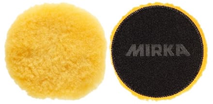 MIRKA LAMSWOL POLIJST PAD GEEL 85MM 10ST