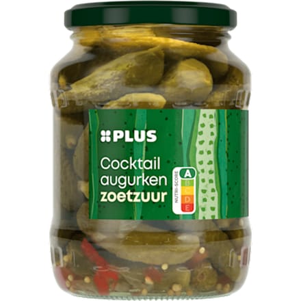 Cocktail augurken zoetzuur