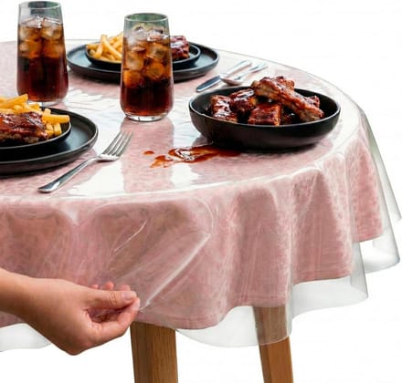 XFasten Table cover round, 0.2 mm thick, 70 inch