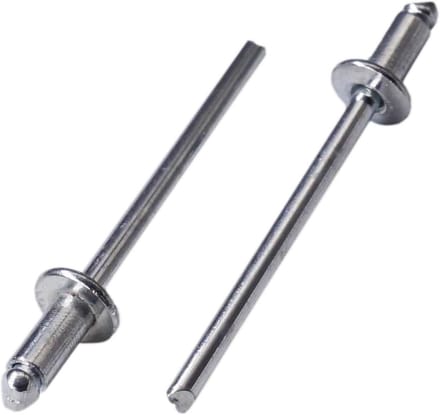 500 stuks verzinkte stalen blindklinknagels 30x6mm met koepelkop
