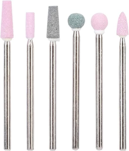 6-delige Set Keramische Nagelboorbits voor Elektrische Nagelfrees - Universeel Gebruik